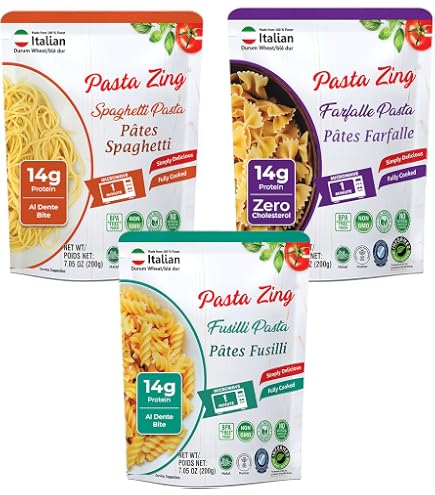 Amazon.com: Pasta Zing Ready to Eat Pasta Variety Pack, 7 Pack (3